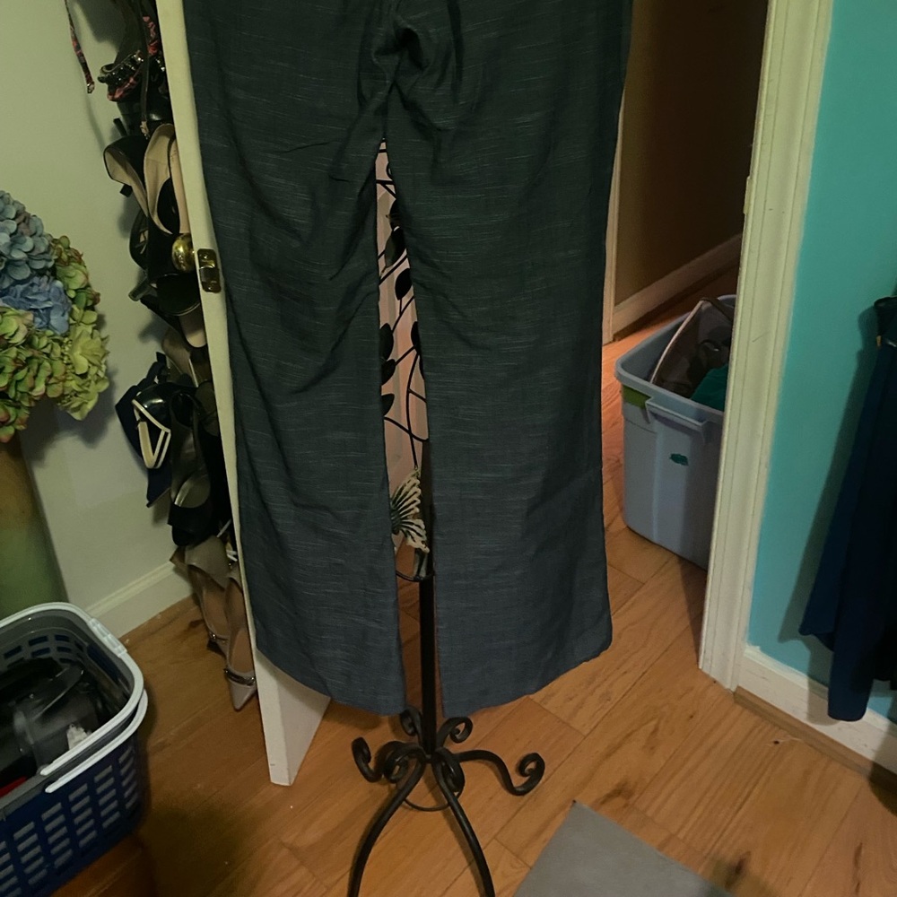 Gray Wide-Leg Pants